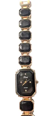 Sale Photo Thumbnail #80: BLACK Long-Style Octagon DIAL WATCH with Beveled Black Rectangle Stones BAND with Push Snap Closure + (2½"  Opening) **EXTRA BATTERY INCLUDED**
QUARTZ
Non-rechargeable Battery
Brand: ALPHYNIX
ALL ITEMS SHIPPED FREE