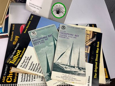 1049 Large lot of Local Maps, and Wetlands Books
