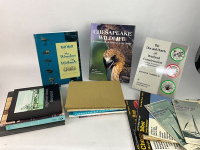 1049 Large lot of Local Maps, and Wetlands Books