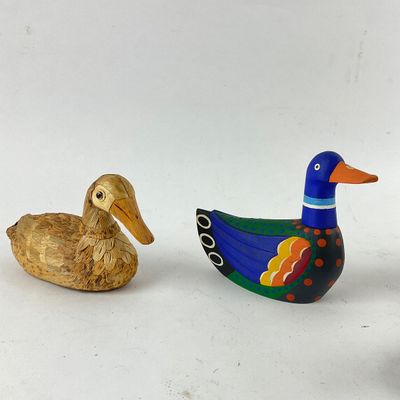 934 Assorted Folk Art Duck Decoys – Set of 4