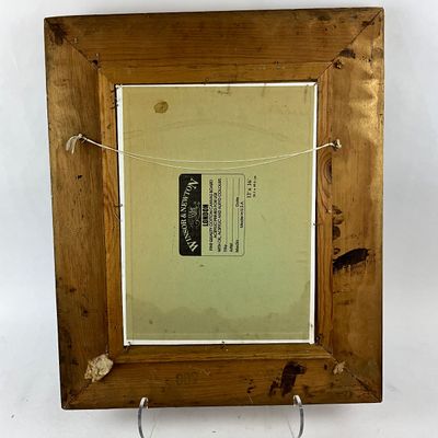955 Framed Maritime "Model Ship builder " Painting by Llyod Garrison