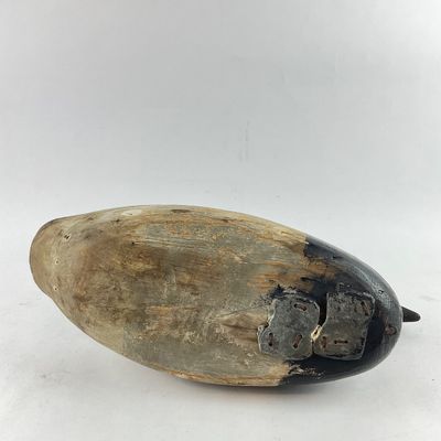 935 Large Vintage IRA Hudson Brant Carved Wood Goose Decoy