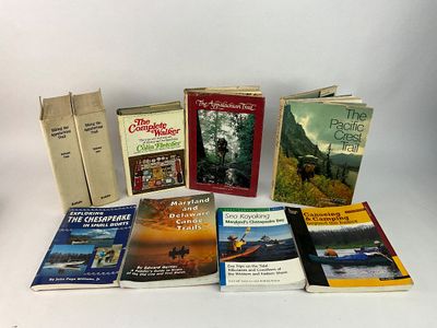 1031 Lot of Hiking, Canoeing, Kayaking Books