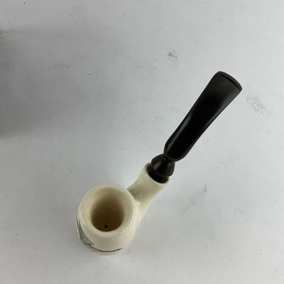 952 Decorated Duck Porcelain Pipe & Duck Wooden Box