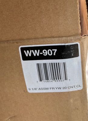 9 1/8" Natural Assembled Frames with Waxed Rite-Cell® Foundation, case of 20