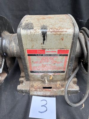 Sears Craftsman 1/3 HP Bench Grinder