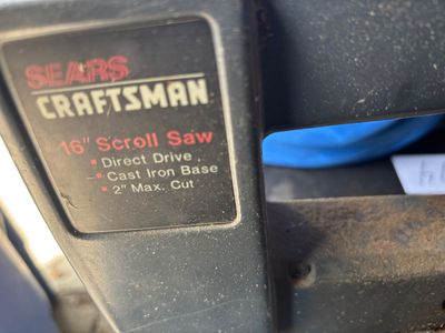 vintage Craftsman 16-inch scroll saw