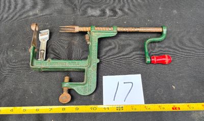 Vintage White Mountain Freezer Inc Apple Corer Peeler Cast Iron