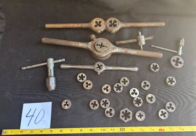 vintage tap and die set