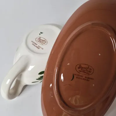 LOT 342L: Stangl Country Garden Tableware with Collector's Book
