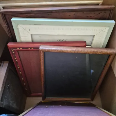 LOT 349L: Two Boxes Full of Picture Frames in Various Sizes