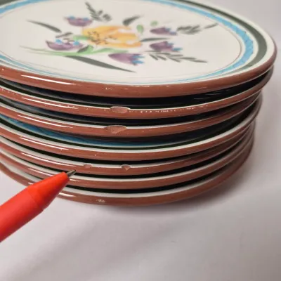 LOT 343K: Assortment of Stangl Country Garden Plates & Bowls