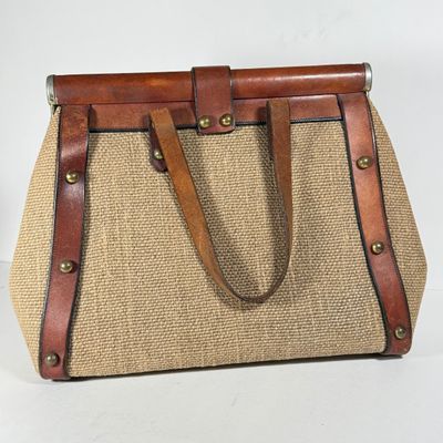 LOT 340K: Vintage Atienne Aigner Hand Made Structured Bag