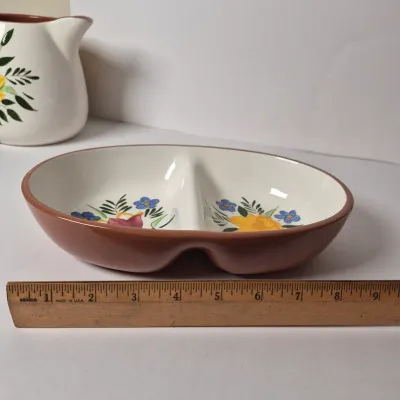 LOT 342L: Stangl Country Garden Tableware with Collector's Book