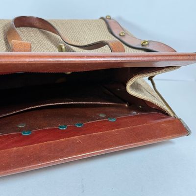 LOT 340K: Vintage Atienne Aigner Hand Made Structured Bag
