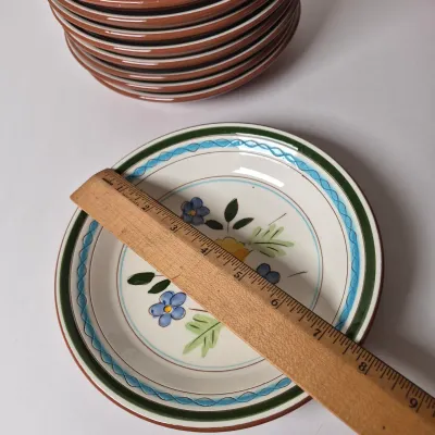 LOT 343K: Assortment of Stangl Country Garden Plates & Bowls