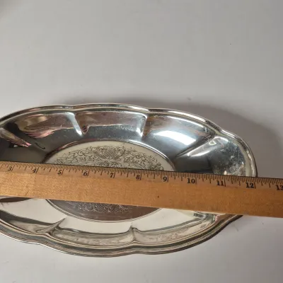 LOT 358L: Silverplate Servingware Collection-W&S Blackinton, Sheffield, Garden Pewter & More
