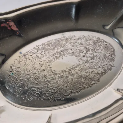 LOT 358L: Silverplate Servingware Collection-W&S Blackinton, Sheffield, Garden Pewter & More