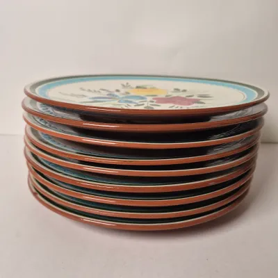 LOT 343K: Assortment of Stangl Country Garden Plates & Bowls