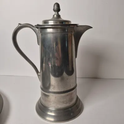 LOT 344L: Woodbury Pewter Coffee & Tea Service