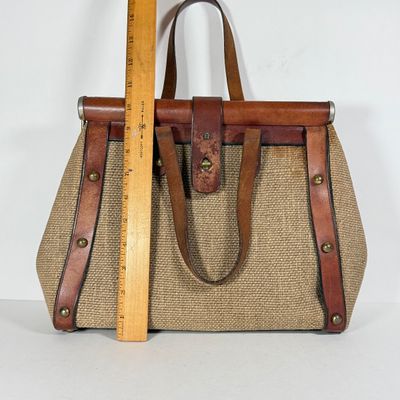 LOT 340K: Vintage Atienne Aigner Hand Made Structured Bag