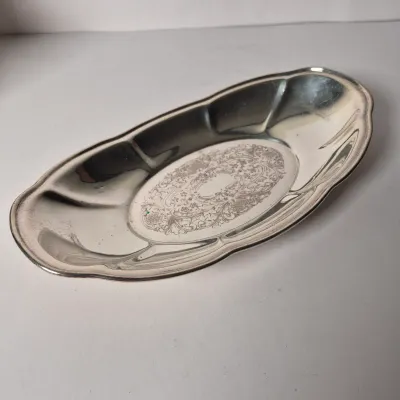 LOT 358L: Silverplate Servingware Collection-W&S Blackinton, Sheffield, Garden Pewter & More