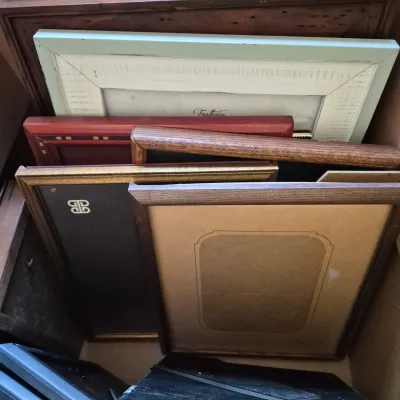 LOT 349L: Two Boxes Full of Picture Frames in Various Sizes
