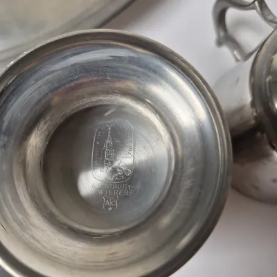 LOT 344L: Woodbury Pewter Coffee & Tea Service