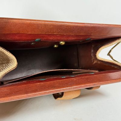 LOT 340K: Vintage Atienne Aigner Hand Made Structured Bag