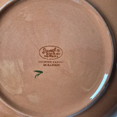 LOT 343K: Assortment of Stangl Country Garden Plates & Bowls