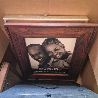 LOT 349L: Two Boxes Full of Picture Frames in Various Sizes