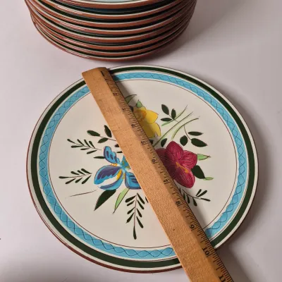LOT 343K: Assortment of Stangl Country Garden Plates & Bowls