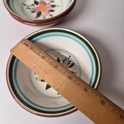 LOT 343K: Assortment of Stangl Country Garden Plates & Bowls
