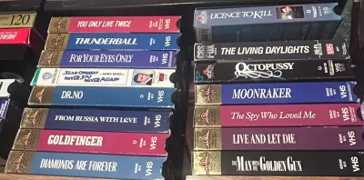 E vhs james bond