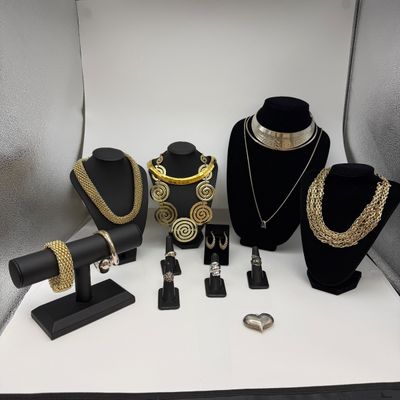 Bold Gold Statement Necklaces (ST-BM)