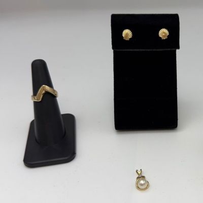 14k Ring and Pendant (ST-BM)