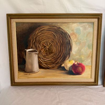 Original Still Life Oil Paintings by Peggy Batchelder (BR2-BM)
