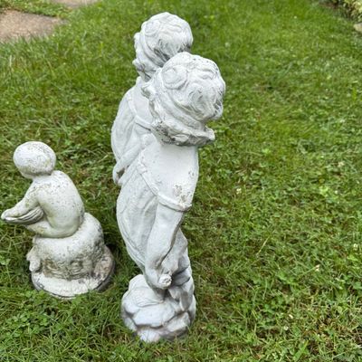 Three Girl Garden Statues (DG-BM)
