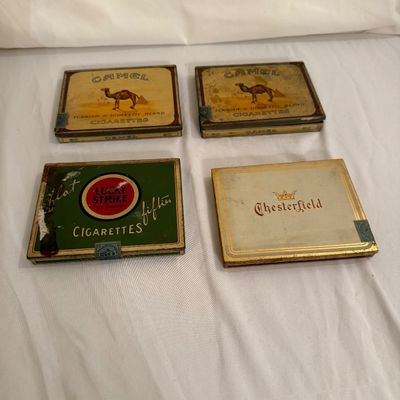 Vintage Cigarette and More Tins (LR-BM)
