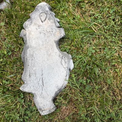 Cement Yard Art Incl Foo Dog, Geisha, and Mini Pagoda (BP-BM)