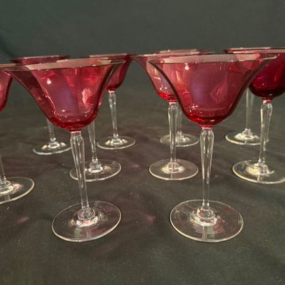 Cranberry Stemware (D-BM)