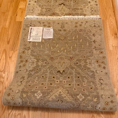 Rug & Home 2’6” x 12’ Wool Runner Rug (MBB-BM)