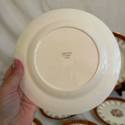 22KT Gold Accented Plates (LR-BM)