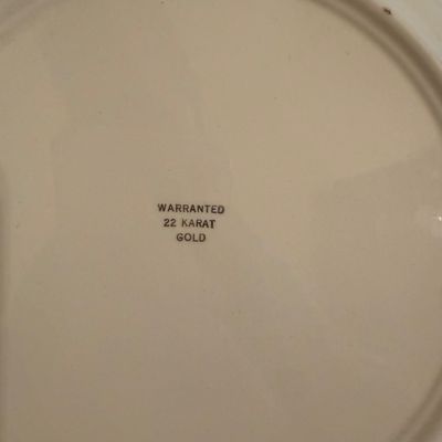 22KT Gold Accented Plates (LR-BM)