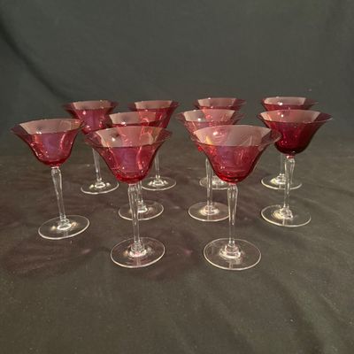 Cranberry Stemware (D-BM)