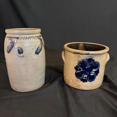 Two Stoneware Crocks (LR-BM)