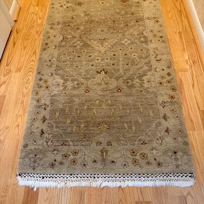 Rug & Home 2’6” x 12’ Wool Runner Rug (MBB-BM)