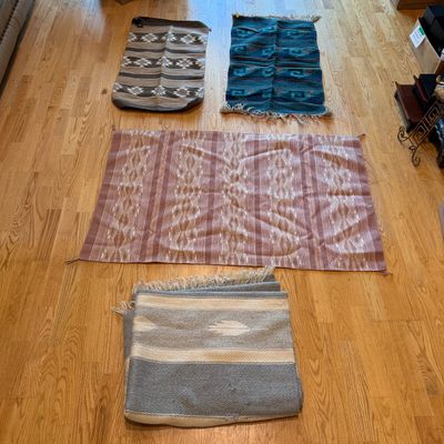 Ortega's 100% Wool Hand Woven Area Rug & More (D-BM)
