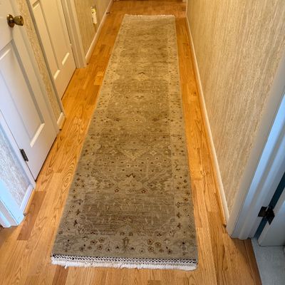 Rug & Home 2’6” x 12’ Wool Runner Rug (MBB-BM)