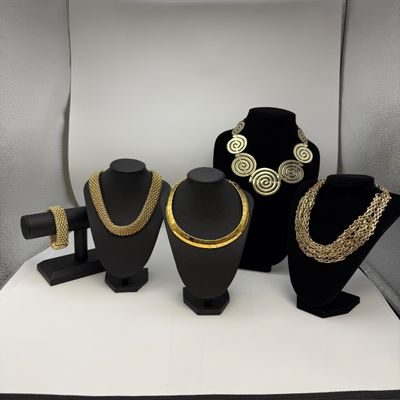 Bold Gold Statement Necklaces (ST-BM)